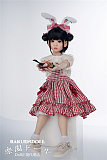 GB04ヘッド ＆ 110cm 平ら シリコン頭部+TPEボディ 宣材写真がリアルメイク付き axbdoll