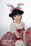 GB04ヘッド ＆ 110cm 平ら シリコン頭部+TPEボディ 宣材写真がリアルメイク付き axbdoll