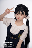 GB05Rヘッド ＆ 130cm バスト大  シリコン頭部+TPEボディ 宣材写真がリアルメイク付き axbdoll