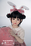 GB04ヘッド ＆ 110cm 平ら シリコン頭部+TPEボディ 宣材写真がリアルメイク付き axbdoll