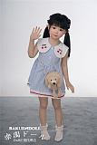 GB02ヘッド ＆ 110cm 平ら シリコン頭部+TPEボディ 宣材写真がリアルメイク付き axbdoll