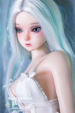 冰梅ヘッド & 60cm シリコン製ラブドール 肌色＆眼球色＆メイク＆ウィッグ＆衣装は宣材写真と同じ JYdoll
