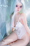 冰梅ヘッド & 60cm シリコン製ラブドール 肌色＆眼球色＆メイク＆ウィッグ＆衣装は宣材写真と同じ JYdoll