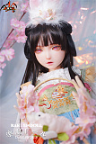 瑶儿ヘッド & 120cm  シリコン頭部+TPEボディ 肌色＆眼球色＆メイク＆ウィッグ＆衣装は宣材写真と同じ
