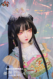 瑶儿ヘッド & 120cm  シリコン頭部+TPEボディ 肌色＆眼球色＆メイク＆ウィッグ＆衣装は宣材写真と同じ