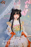 瑶儿ヘッド & 120cm  シリコン頭部+TPEボディ 肌色＆眼球色＆メイク＆ウィッグ＆衣装は宣材写真と同じ
