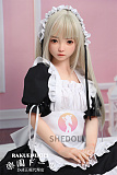 洛小夕ヘッド & 140cm A-cup  シリコン頭部+TPEボディロり系ラブドール ボディー材質など選択可能