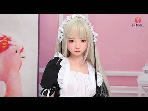 洛小夕ヘッド & 140cm A-cup  シリコン頭部+TPEボディロり系ラブドール ボディー材質など選択可能