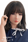 冷月ヘッド & 148cm D-cup  シリコン頭部+TPEボディロり系ラブドール ボディー材質など選択可能
