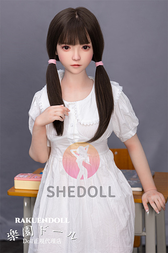 洛伊ヘッド & 140cm A-cup  シリコン頭部+TPEボディロり系ラブドール ボディー材質など選択可能