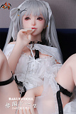 芙儿（fuer）ヘッド & 145cm B-cup TPE製ラブドール 肌色＆眼球色＆メイク＆ウィッグ＆衣装は宣材写真と同じ