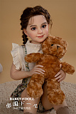 GB20ヘッド & 110cm 平ら シリコン頭部+TPEボディ 宣材写真がリアルメイク付き axbdoll