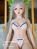艾利ヘッド ＆ 60cm シリコン製ドール 軽量化 1kg 小さいラブドール ミニドール Mini Doll