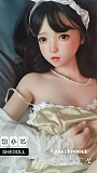 洛小乙ヘッド & 148cm D-cup  シリコン頭部+TPEボディロり系ラブドール ボディー材質など選択可能