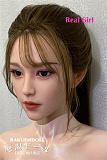 Real girl 頭部単体 P2ヘッド単品 頭のみ シリコン製 職人メイク付き 等身大ラブドール M16ボルト採用 140-170cmのボディに適用