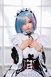 洛小夕ヘッド & 148cm D-cup  シリコン頭部+TPEボディロり系ラブドール ボディー材質など選択可能