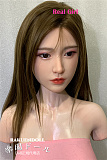 Real girl 頭部単体 P6ヘッド単品 頭のみ シリコン製 職人メイク付き 等身大ラブドール M16ボルト採用 140-170cmのボディに適用