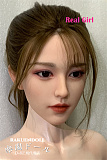 Real girl 頭部単体 P2ヘッド単品 頭のみ シリコン製 職人メイク付き 等身大ラブドール M16ボルト採用 140-170cmのボディに適用