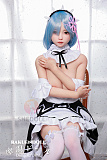 洛小夕ヘッド & 148cm D-cup  シリコン頭部+TPEボディロり系ラブドール ボディー材質など選択可能