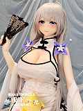 #93ヘッド ＆ 155cm H-cup TPE製ラブドール Aotume