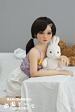 A09ヘッド ＆ 100cm 平ら TPEボディ+TPEヘッド  宣材写真がリアルメイク付き axbdoll
