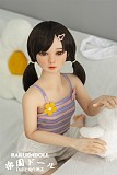 A09ヘッド ＆ 100cm 平ら TPEボディ+TPEヘッド  宣材写真がリアルメイク付き axbdoll