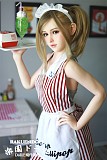 arisa ヘッド & 148cm B-cup  職人メイク選択可能 ロり系ラブドール シリコン頭部+TPEボディ