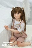 ATB21ヘッド ＆ 110cm 平らボディ axbdoll tpe製ラブドール 宣材写真がリアルメイク付き