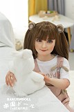 ATB21ヘッド ＆ 110cm 平らボディ axbdoll tpe製ラブドール 宣材写真がリアルメイク付き