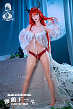 Rubyヘッド＆160cmーGカップ宣伝画像フルシリコンヘッドドール 等身大セクシラブドール