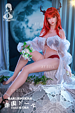 Rubyヘッド＆160cmーGカップ宣伝画像フルシリコンヘッドドール 等身大セクシラブドール