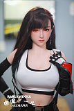 蒂法ヘッド & 163cm H-cup シリコン頭部+TPEボディ 巨乳ラブドール