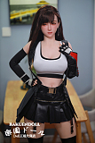 蒂法ヘッド & 163cm H-cup シリコン頭部+TPEボディ 巨乳ラブドール