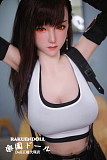 蒂法ヘッド & 163cm H-cup シリコン頭部+TPEボディ 巨乳ラブドール