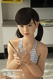 Jcutedoll 澪（ミオ）ヘッド ＆ 149cm 平ら LL団 シリコンヘッド＆tpeボディ 宣材写真がリアルメイク付きラブドール