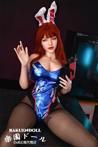 #604 & 165cm D-cup  フルシリコン製ラブドール  orange in