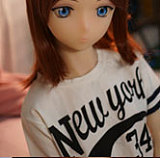 羊头角 & 100cm 貧乳 フルシリコン製　軽量ラブドール　realgirl