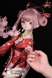 MOZU DOLL 85cm Aカップ 塔菲ソフトビニール製頭部 TPE製ボディ 肌色＆眼球色＆メイク＆ウィッグ＆衣装は宣材写真と同じ