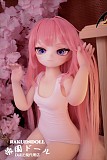 MOZU DOLL 85cm 最新の狐ちゃん ソフトビニール製頭部 TPE製ボディ 肌色＆眼球色＆メイク＆ウィッグ＆衣装は宣材写真と同じ