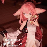 MOZU DOLL 85cm 最新の狐ちゃん ソフトビニール製頭部 TPE製ボディ 肌色＆眼球色＆メイク＆ウィッグ＆衣装は宣材写真と同じ