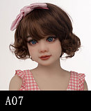 AGC01ヘッド ＆ 110cm 平らボディ axbdoll シリコンヘッド＋tpeボディ ラブドール 宣材写真がリアルメイク付き