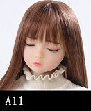 AGB20ヘッド ＆ 110cm 平らボディ axbdoll シリコンヘッド＋tpeボディ ラブドール 宣材写真がリアルメイク付き