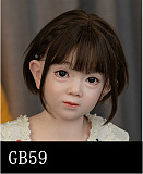 AGC01ヘッド ＆ 110cm 平らボディ axbdoll シリコンヘッド＋tpeボディ ラブドール 宣材写真がリアルメイク付き