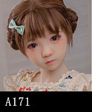 AGC01ヘッド ＆ 110cm 平らボディ axbdoll シリコンヘッド＋tpeボディ ラブドール 宣材写真がリアルメイク付き