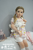 AGC01ヘッド ＆ 110cm 平らボディ axbdoll シリコンヘッド＋tpeボディ ラブドール 宣材写真がリアルメイク付き