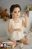 AGB20ヘッド ＆ 110cm 平らボディ axbdoll シリコンヘッド＋tpeボディ ラブドール 宣材写真がリアルメイク付き