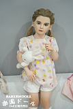 AGC01ヘッド ＆ 110cm 平らボディ axbdoll シリコンヘッド＋tpeボディ ラブドール 宣材写真がリアルメイク付き