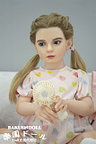 AGC01ヘッド ＆ 110cm 平らボディ axbdoll シリコンヘッド＋tpeボディ ラブドール 宣材写真がリアルメイク付き