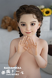 AGB20ヘッド ＆ 110cm 平らボディ axbdoll シリコンヘッド＋tpeボディ ラブドール 宣材写真がリアルメイク付き