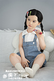 AGB10ヘッド ＆ 110cm 平らボディ axbdoll シリコンヘッド＋tpeボディ ラブドール 宣材写真がリアルメイク付き